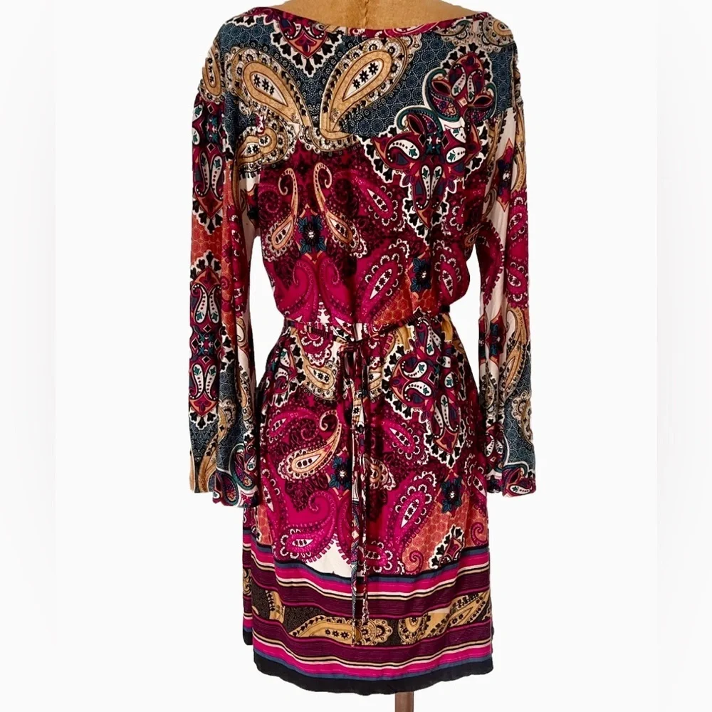 VENUS Fuchsia Belled Sleeve Sundress M